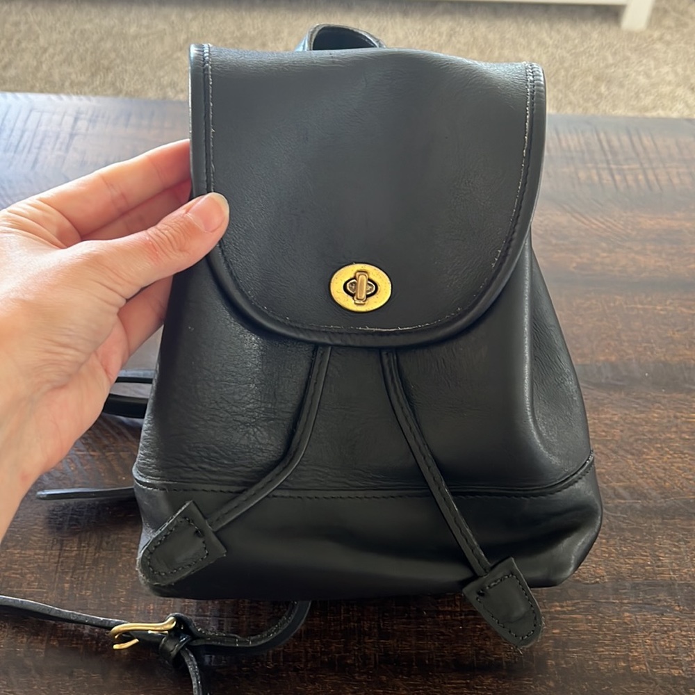 Vintage Coach Mini Backpack